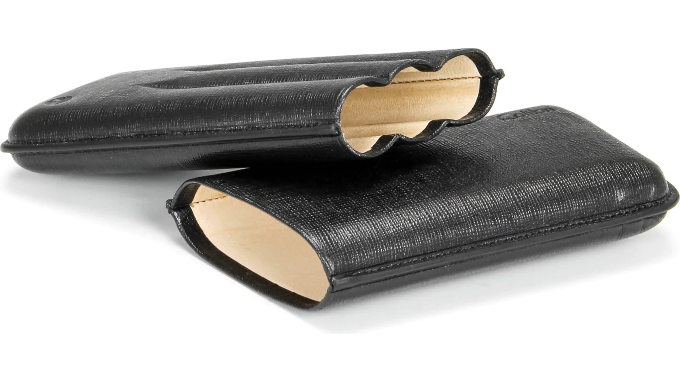 コリブリ（Colibri） コロナレザーシガーケース ブラック／ブラック 最低価格でオンライン購入