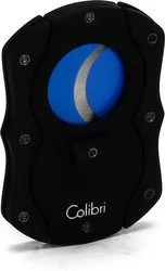 コリブリ（Colibri） 「カット」ダブル - ギロチンカッター　ブラック/ブルー