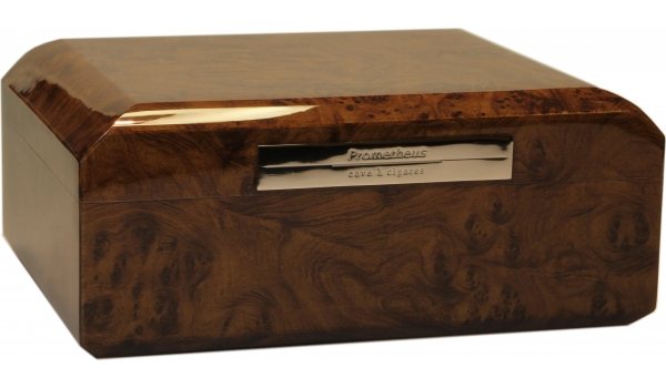 プロメテウス・オクタゴン・ヒュミドール・ウォールナット50シガー (Prometheus Octagon Humidor Walnut 50 Cigars)