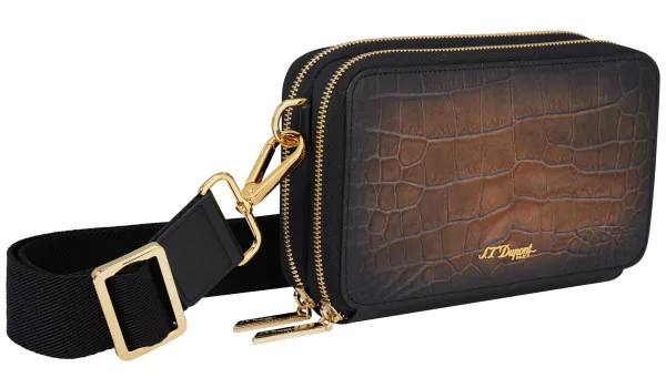 S.T. Dupont Le Grand Atelier シガークロスボディバッグ ハバナ 141452