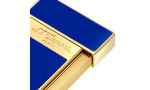 S.T. Dupont Biggy ライター ブルーラッカー ゴールデン 025005