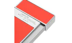 S.T. Dupont Slimmy ライター コーラルラッカー クローム 028006