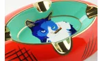 Siglo アシュトレイ キャット ブルー／レッド