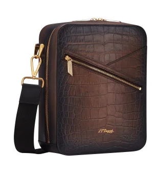 S.T. Dupont Le Grand Atelier シガークロスボディバッグ ハバナ 141453