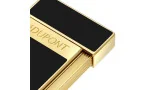 S.T. Dupont Slimmy ライター ブラックラッカー ゴールド 028002