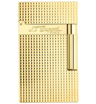 エス・テー・デュポン(S.T. Dupont) Ligne 2 ライター　ファインダイヤモンドヘッド イエローゴールド