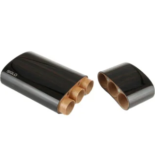 シグロ(Siglo)　木製ケース　エボニー　コロナ3本用