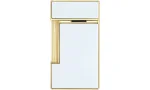 S.T. Dupont Slimmy ライター ホワイトラッカー ゴールド 028004