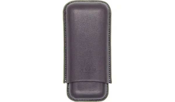 Jemar レザー ダブルシガーケース Edge Barniz 464/2