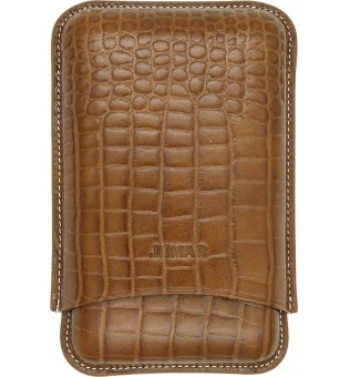 Jemar レザー トリプルシガーケース Coco キャメル 464/3