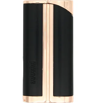 アドリニ シガーパンチ付きシングルジェットカーブライター　ブラック＆ローズゴールド