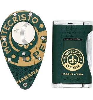 Xikar Montecristo Open シガーカッター&ライターセット
