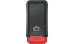 Partagas Series レザーケース ブラック&レッド、ゴールドロゴ付き