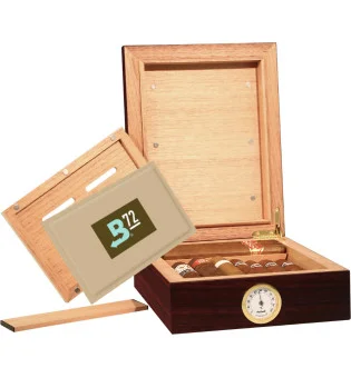 BigSmoke Humidor Mini Brown Bovedaパック72%付き