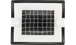 磁器製灰皿 白黒クロコダイル フォト 3